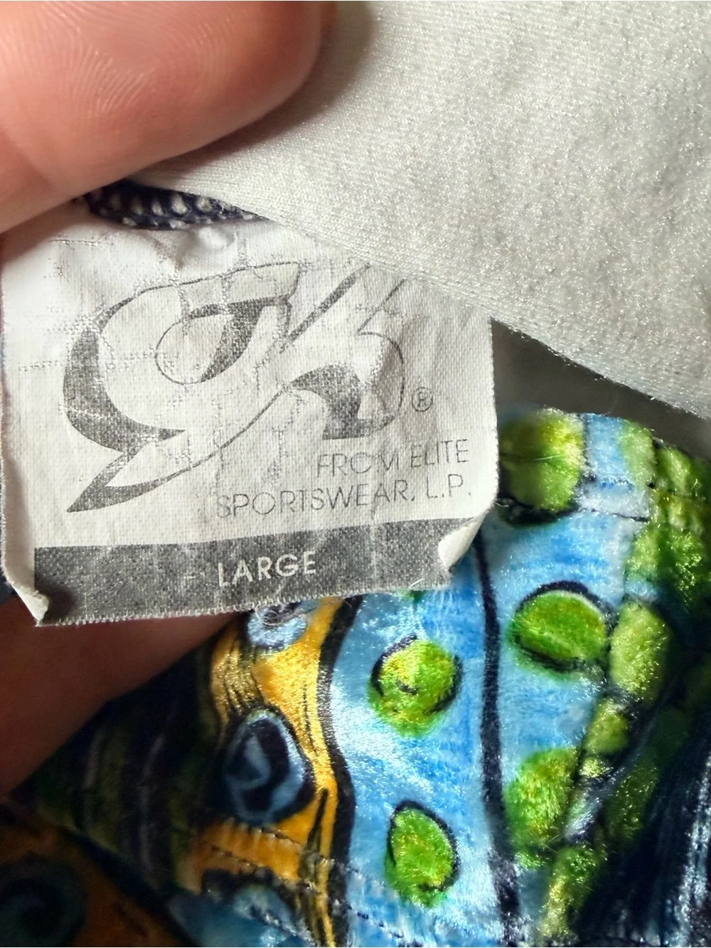 GK Elite Abstract Print Gymnastics Leotard Youth Large
